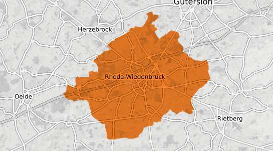 Mietspiegelkarte Rheda-Wiedenbr&uuml;ck